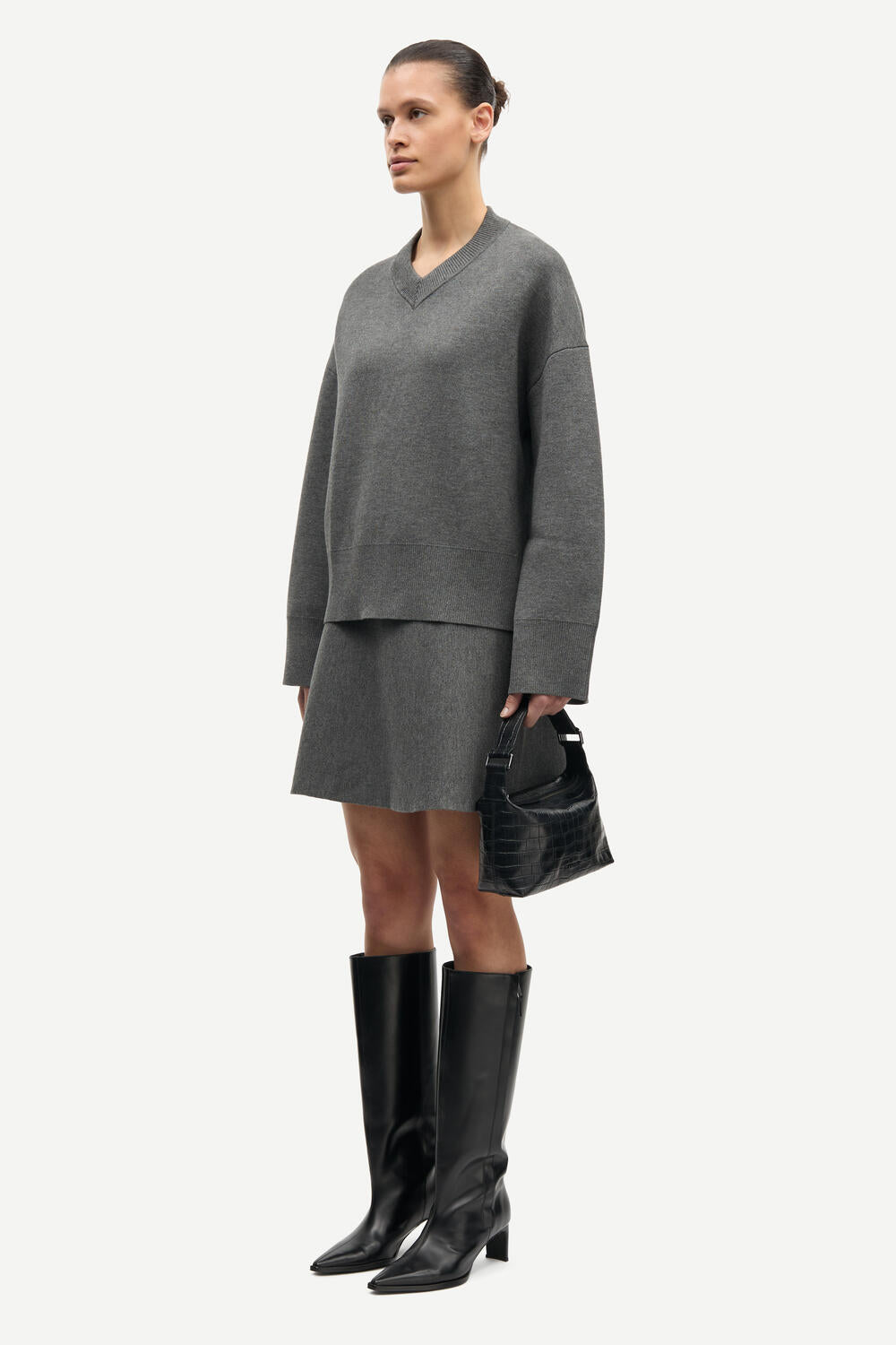 Salula nederdel - mørkegrå